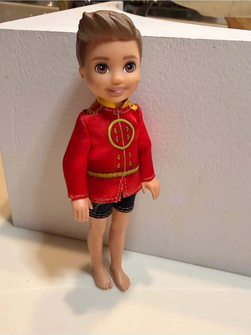 Mattel Red Doll Jacket with Gold Trim